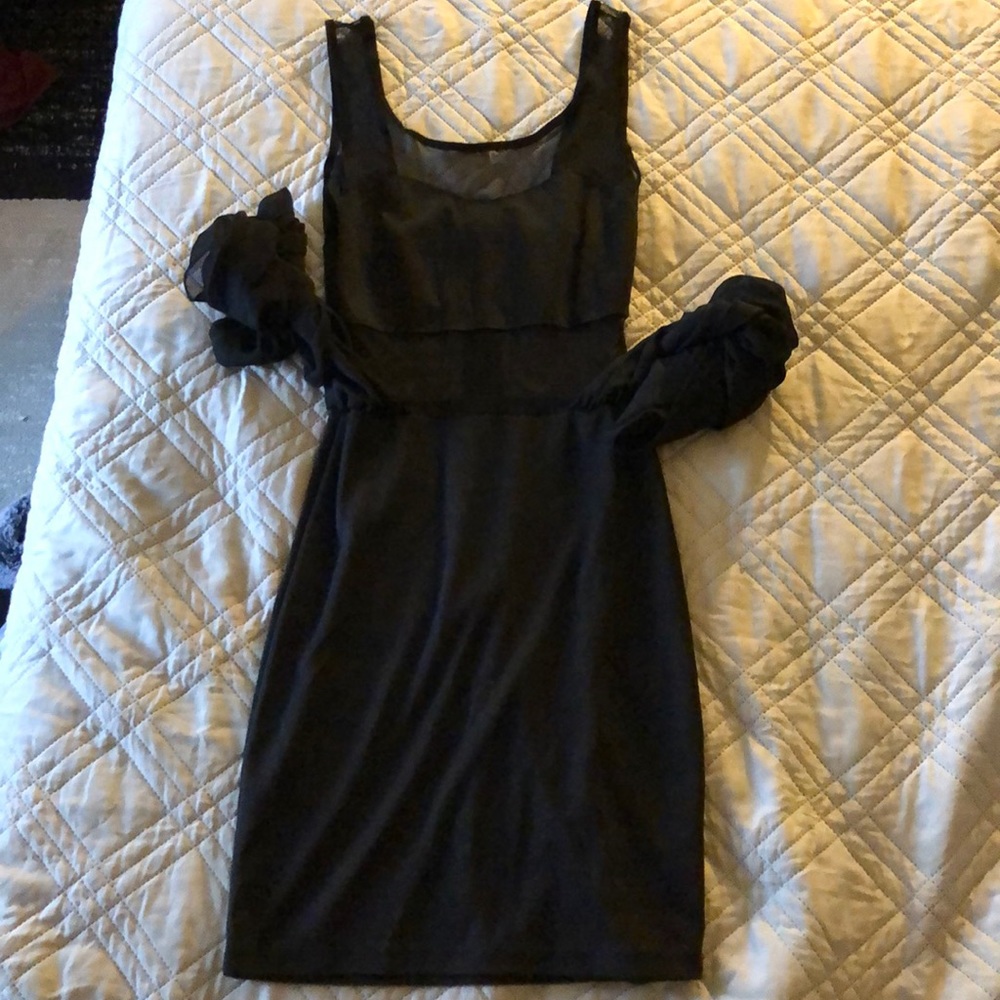 Caped dress